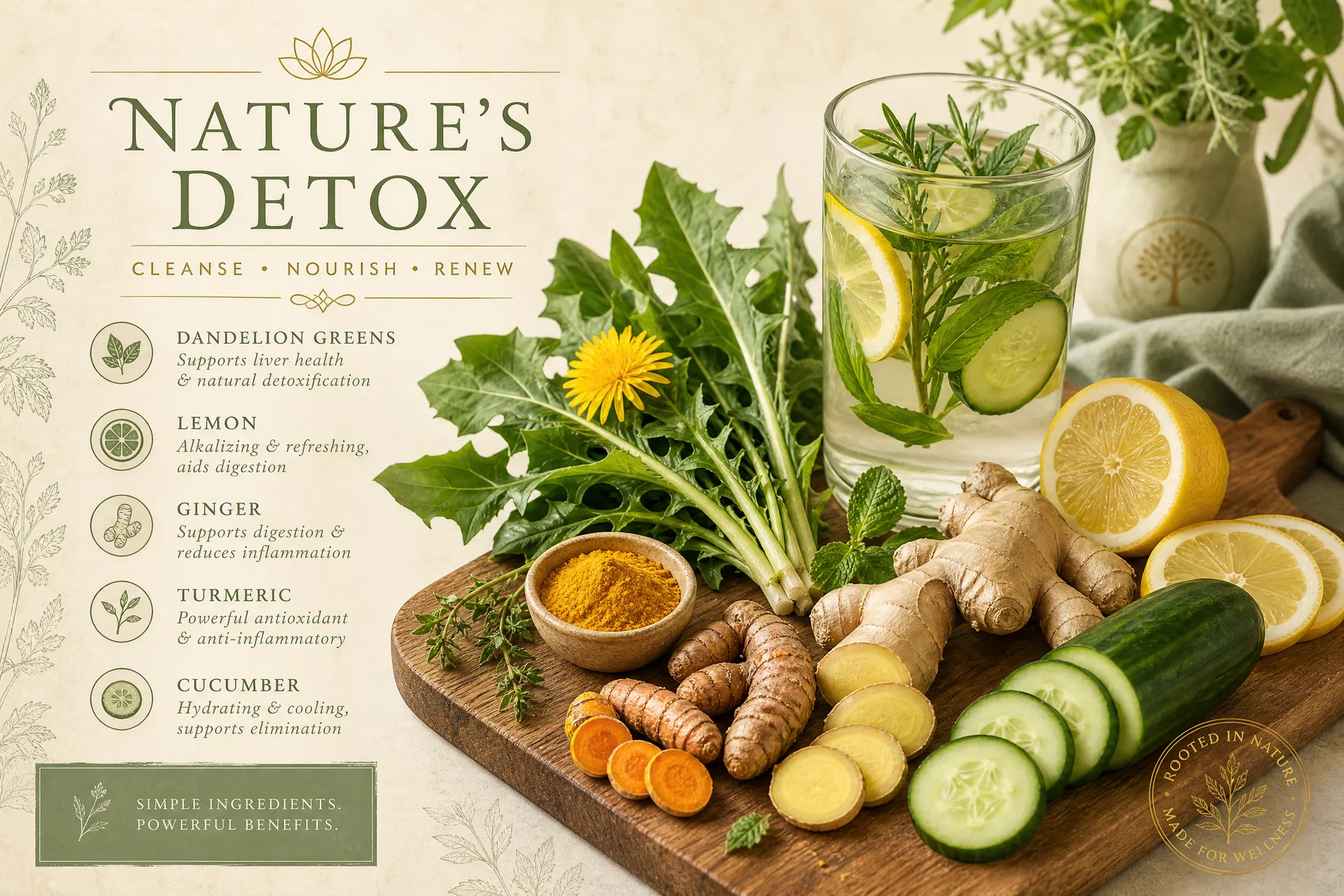 5 Signs Your Body Is Asking for a Detox (and How to Do It Gently with Herbs and Whole Foods)
