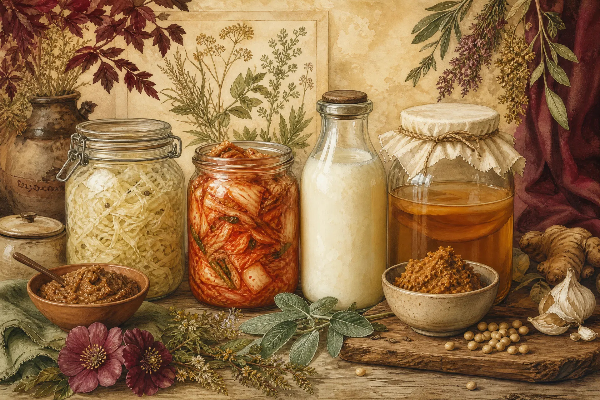 Fermented Foods and Your Gut: A Beginner's Guide to Probiotics Through Food