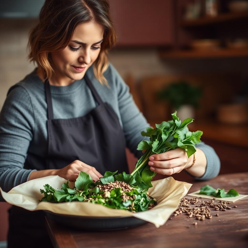 A nutrition blueprint journal with menopause-supporting foods